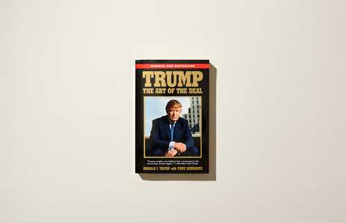 Cover of Trump: The Art of the Deal book by Donald J Trump and Tony Schwartz.