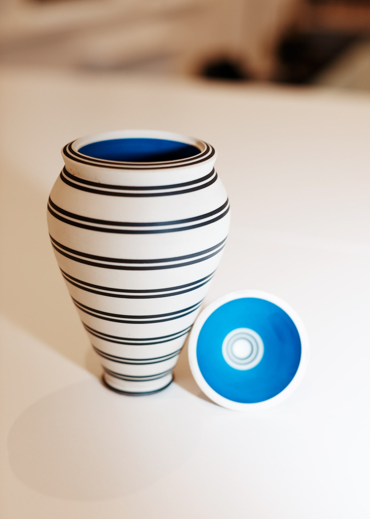 Artistic ceramic pieces by Roseline Delisle