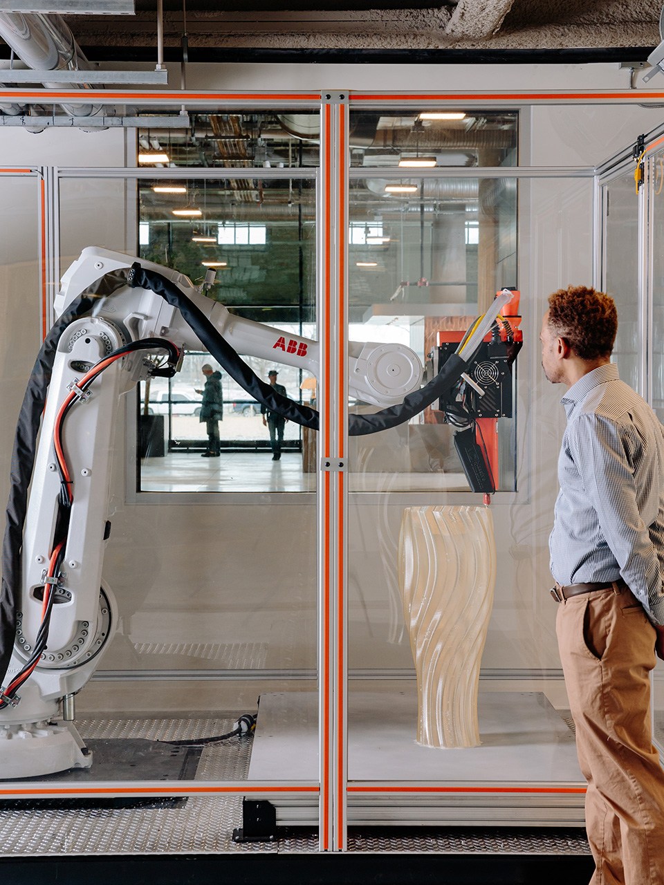 Newlab robotic arm at work