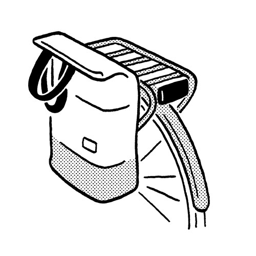 Illustration of Lezyne CNC-machined steel track pump with wood handle and contoured grip.