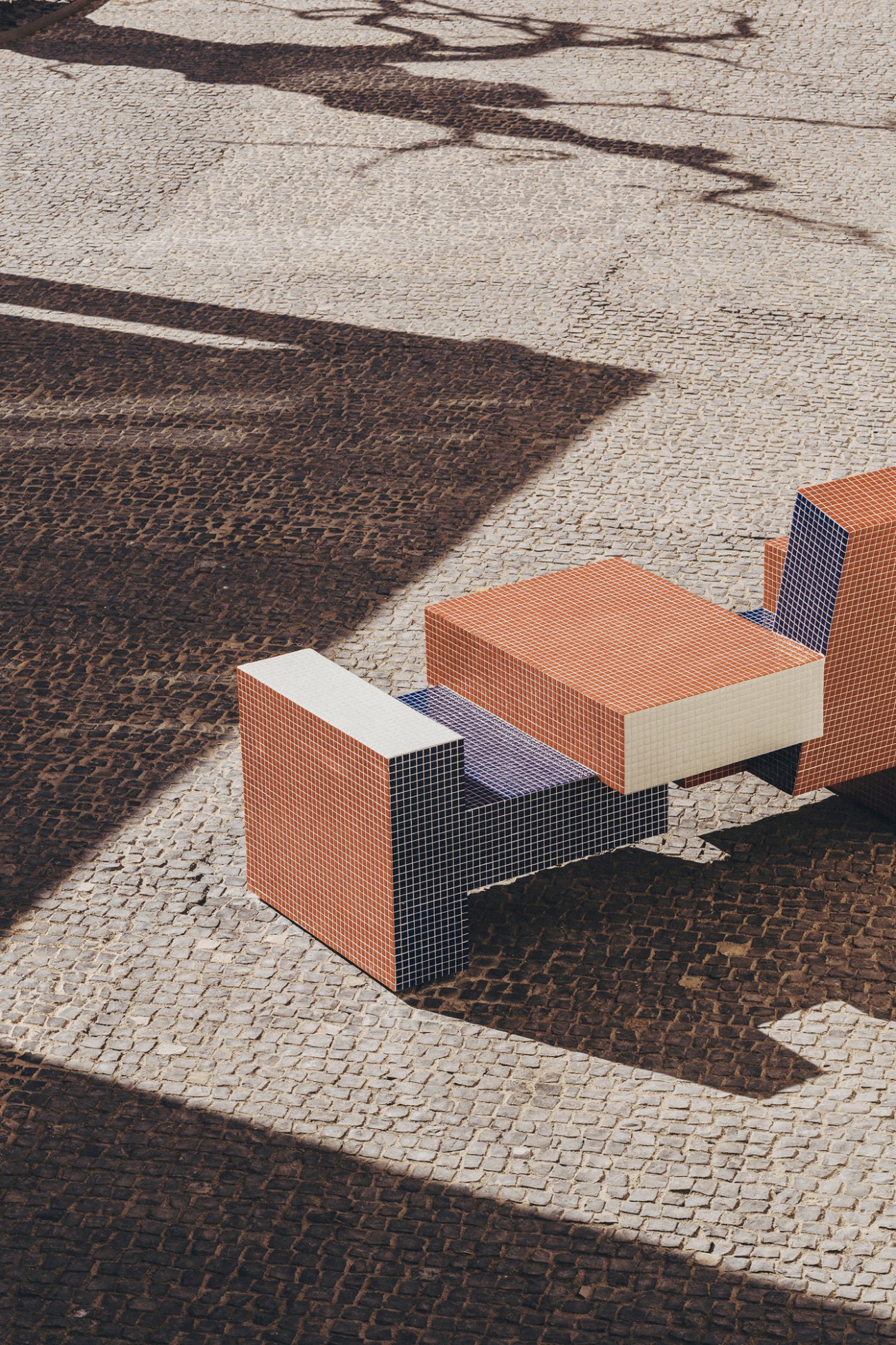 Courtyard sculpture by Spanish artist Pello Irazu