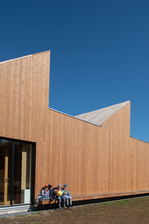 Modern roof of a nursery