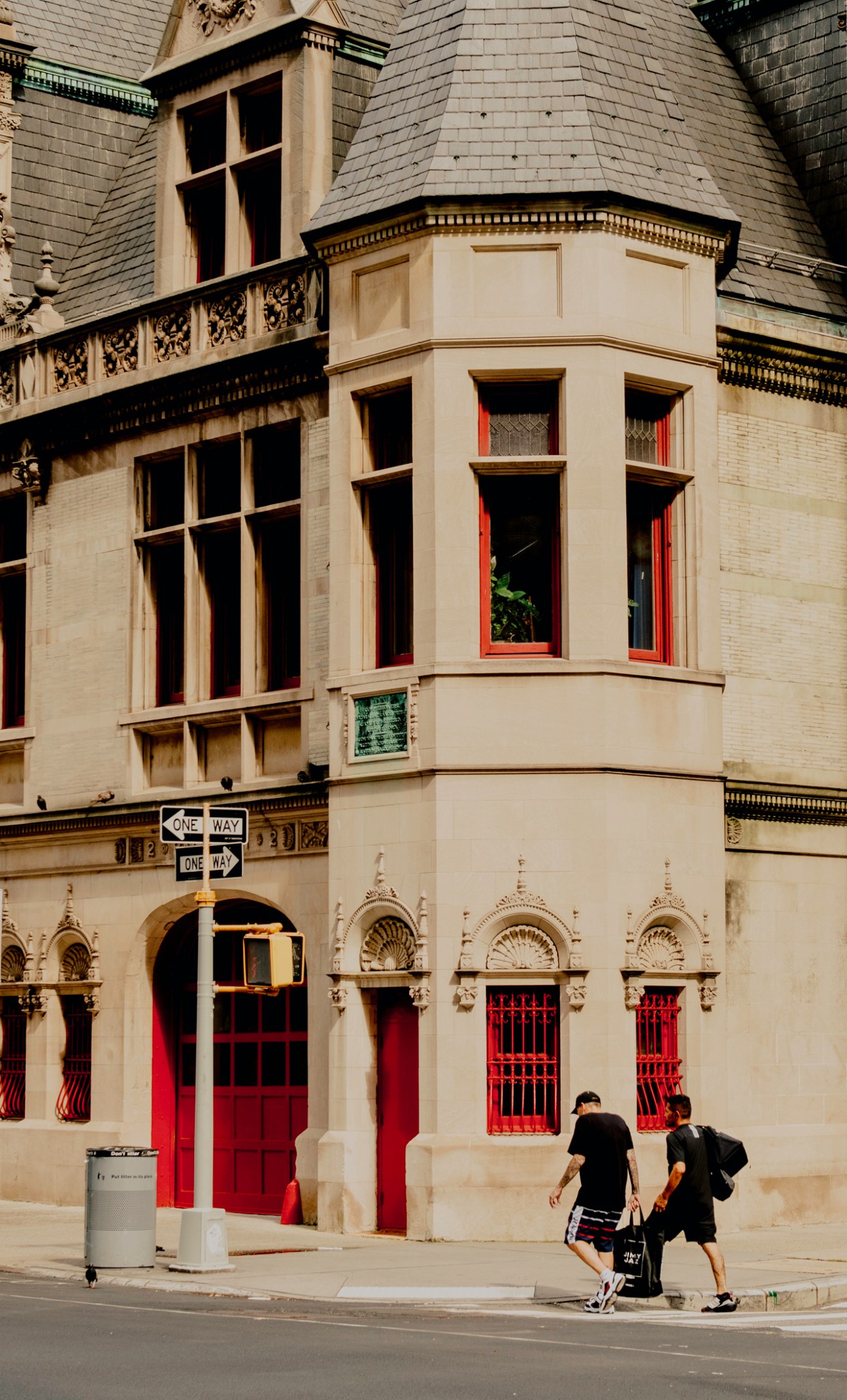 Interior of Firehouse Cinema showing restored fire station architecture with cinema seating