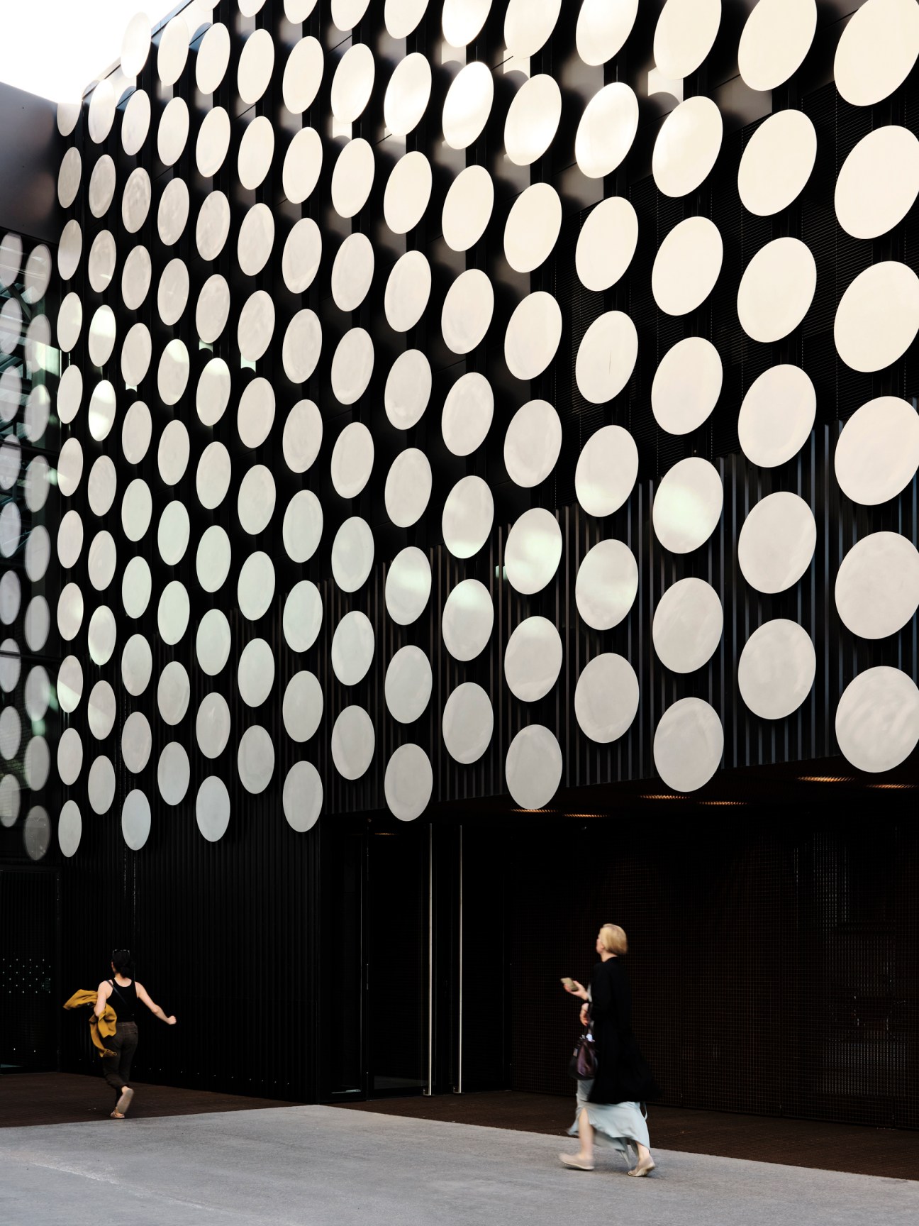 Entrance to Dance House Helsinki showing modern architectural design