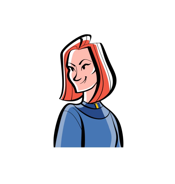 Portrait of Tiffany Jenkins during the panel discussion
