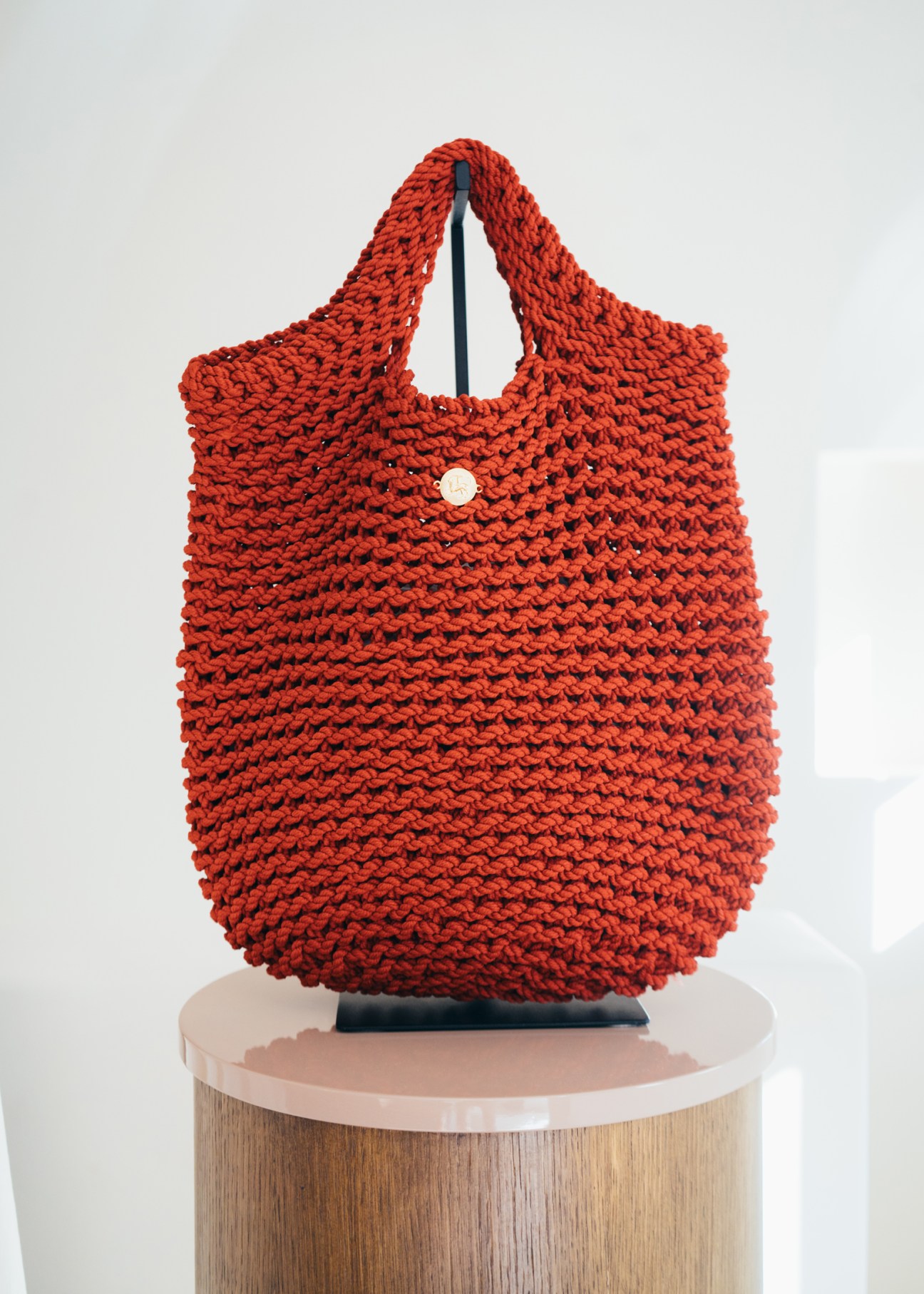 Crocheted bag by Anthologist