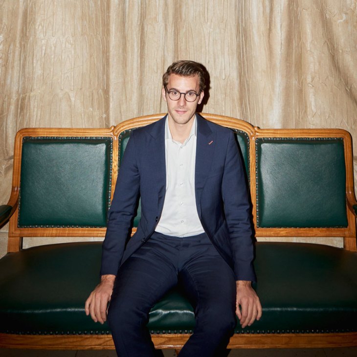 Portrait of Andri Silberschmidt, young Swiss Federal councillor