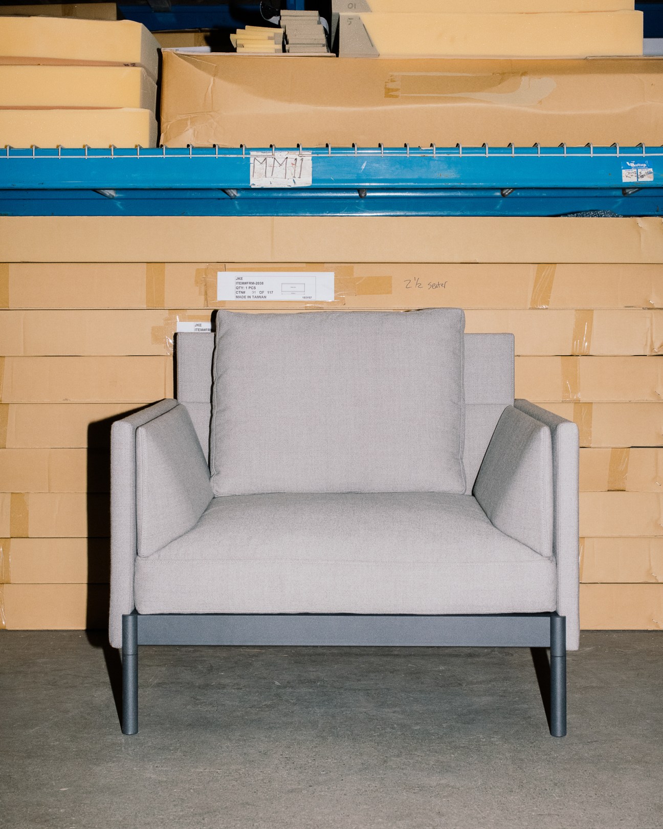 Part & Whole modular sofa system showing flexible design that can be reconfigured