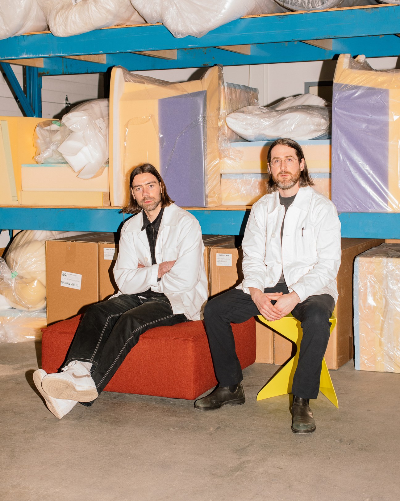 Part & Whole furniture production facility in Victoria showing in-house manufacturing process