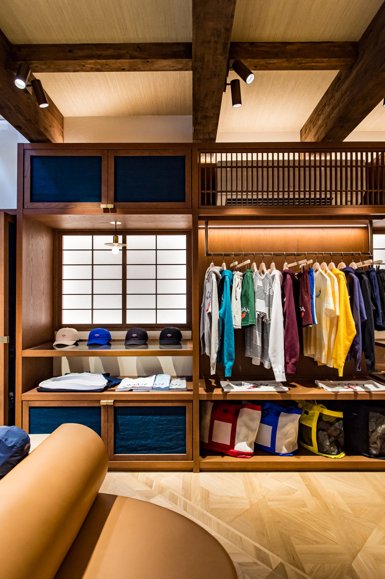 Noah brand store in Osaka with noodle bar