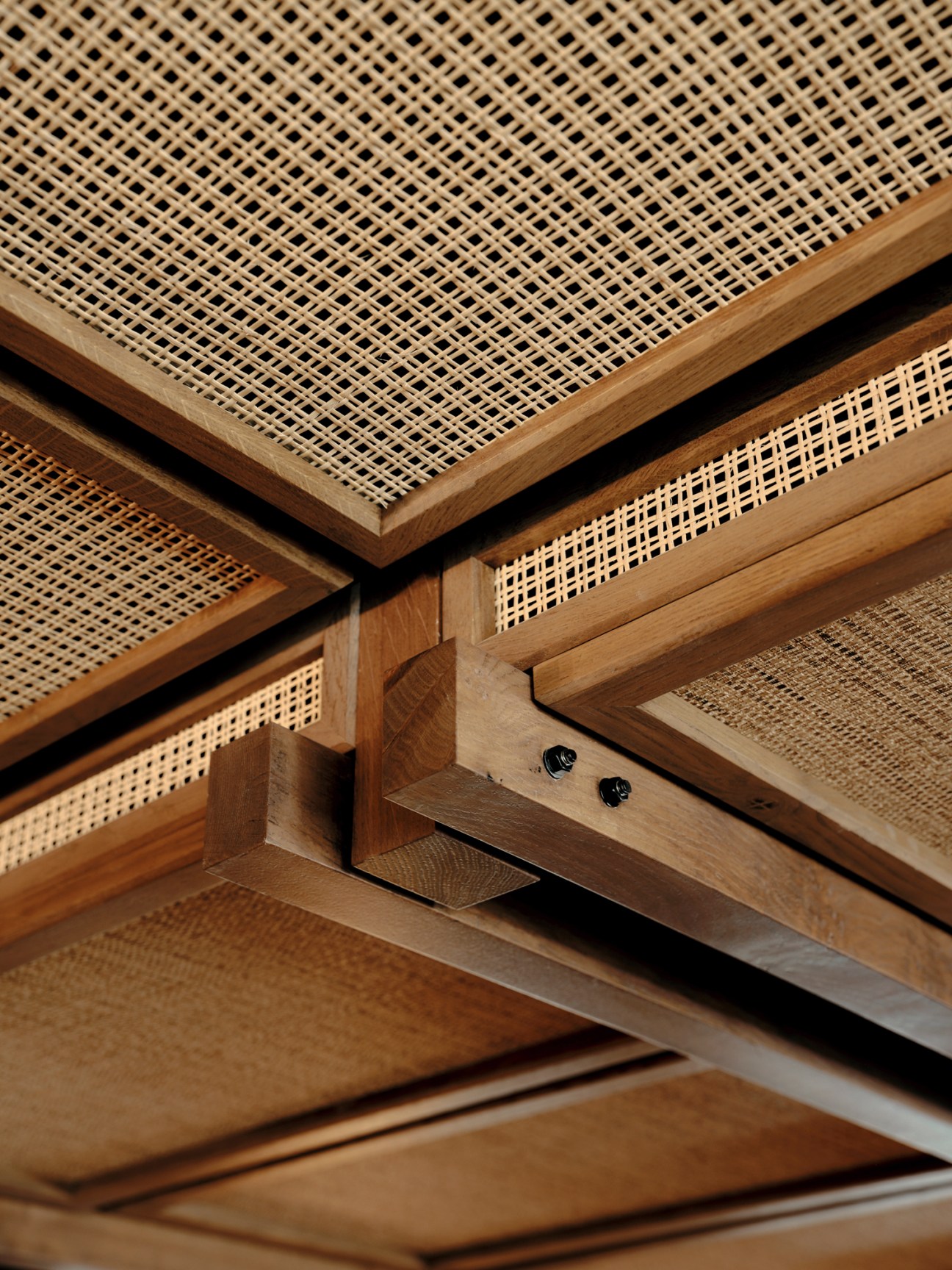 Custom joinery and woodwork detail showing craftsmanship inspired by theatrical architecture
