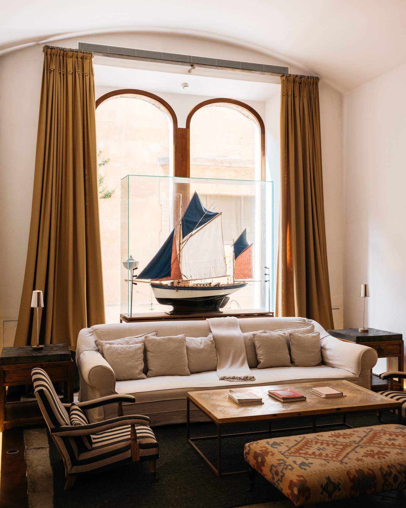 Sentinel suite terrace at Cap Rocat with private pool overlooking Mediterranean coastline