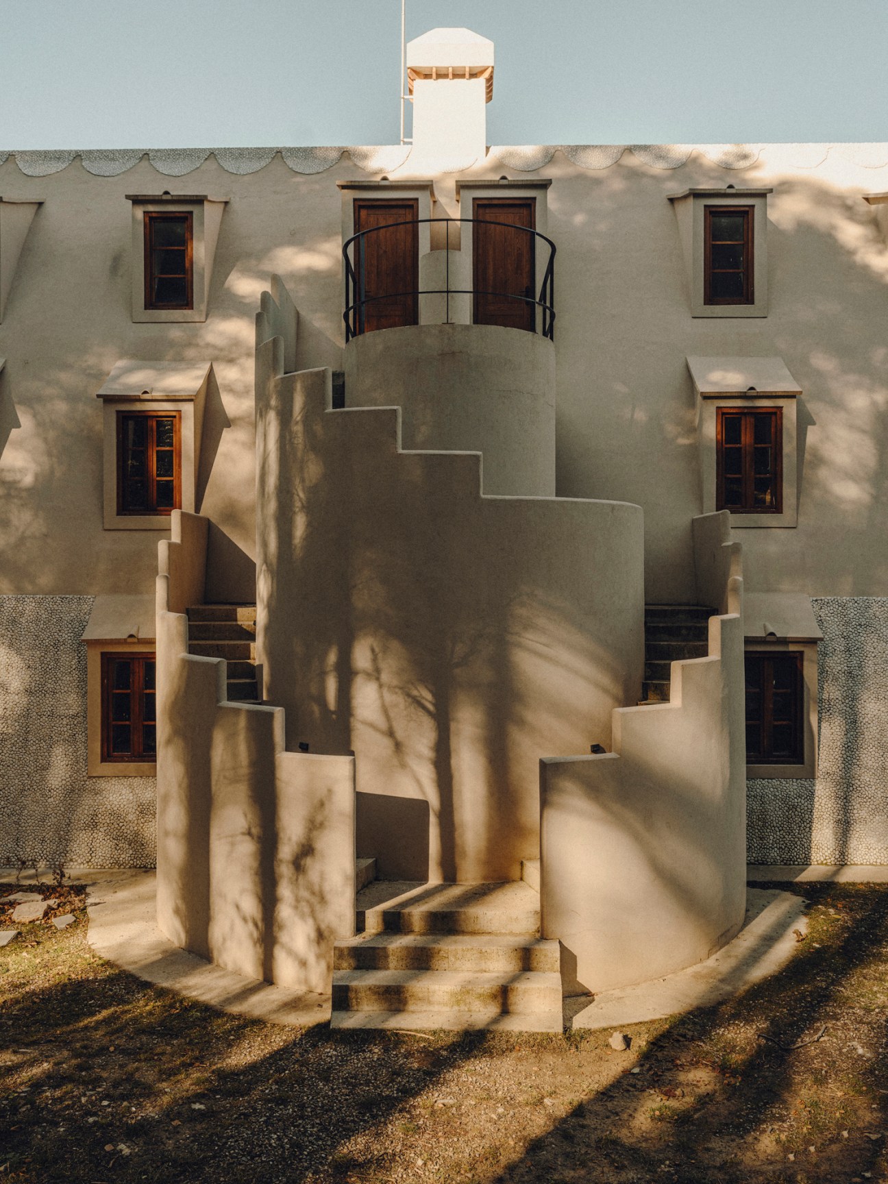 Exterior view of Gaudí's restored Xalet del Catllaràs in the Pyrenees