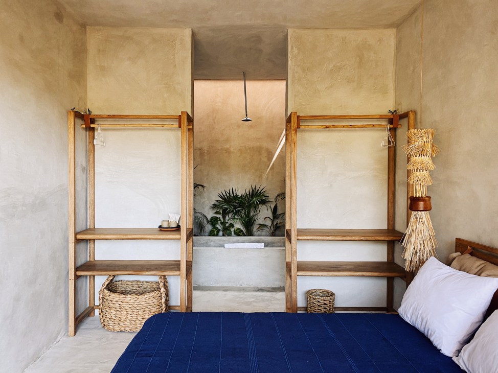 Monte Uzulu hotel nestled in jungle landscape near Pacific Ocean coastline in Oaxaca Mexico