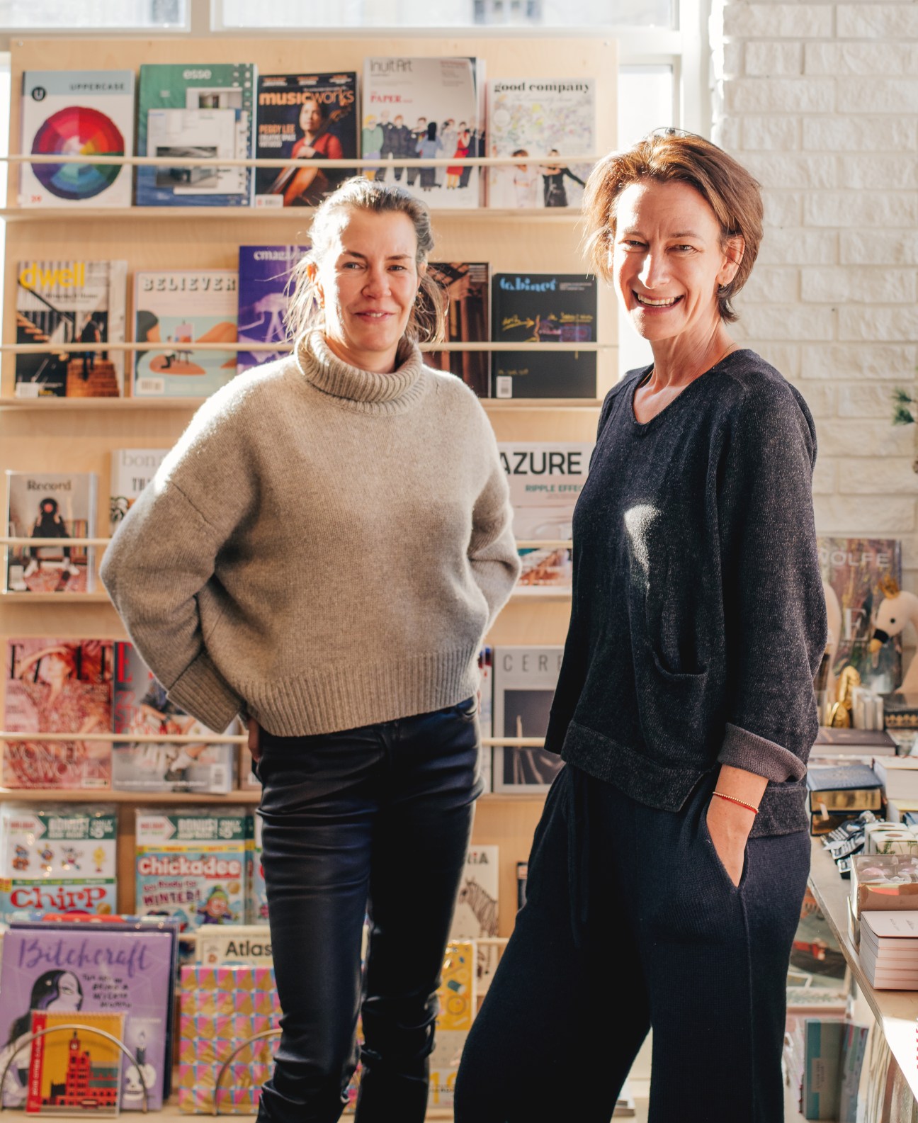 Joanne Saul and Samara Walbohm, founders of Type Books independent bookstore