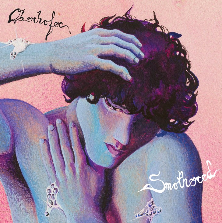 Album cover artwork showing a figure with blue-tinted skin and dark hair in an artistic illustration style