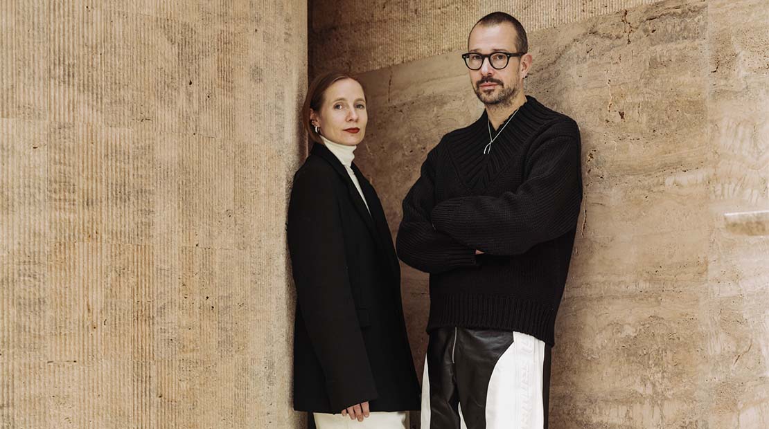 Lucie and Luke Meier, co-creative directors at Jil Sander