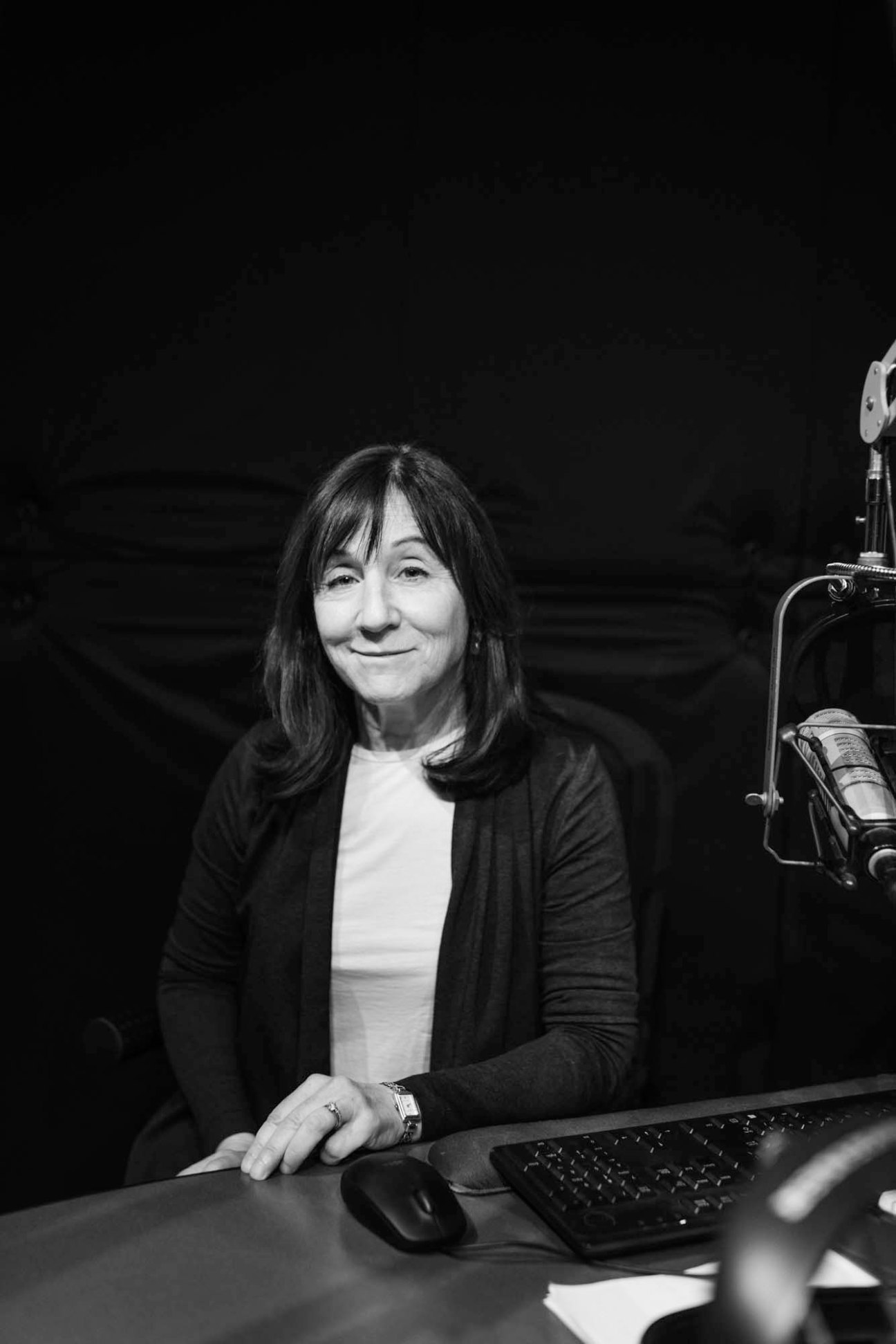 Investigative journalist Jane Mayer during an interview