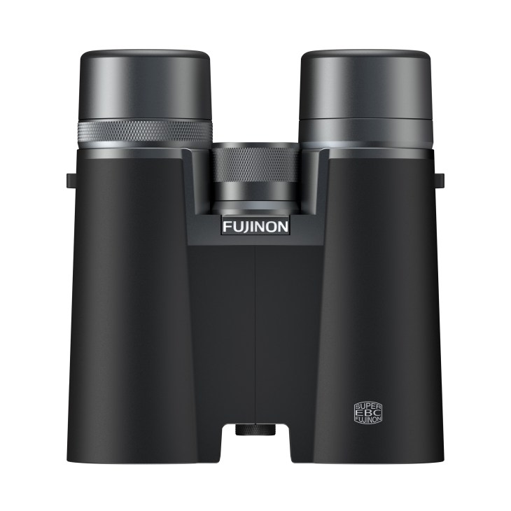Fujifilm Hyper Clarity binoculars with black magnesium-alloy body and silver textured detail bands.
