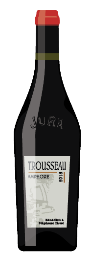 Wine bottle graphic for Bénédicte et Stéphane Tissot