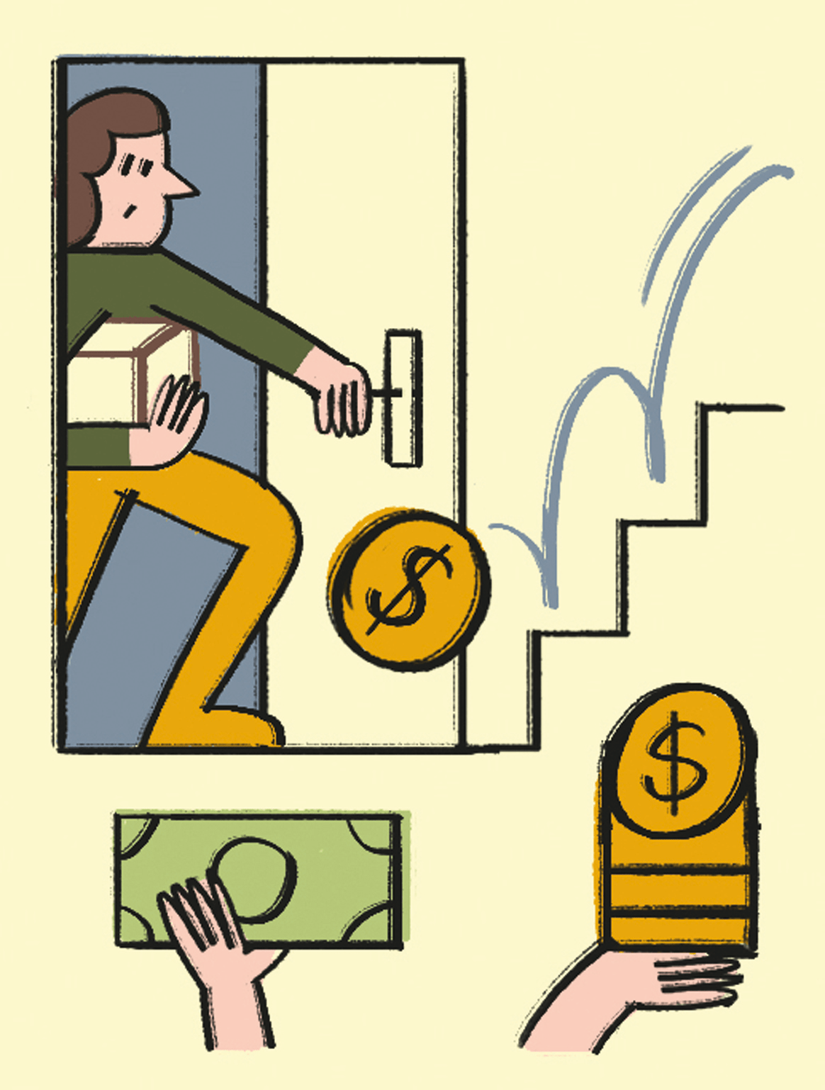 Illustration showing step 4 of Swiss start-up building process