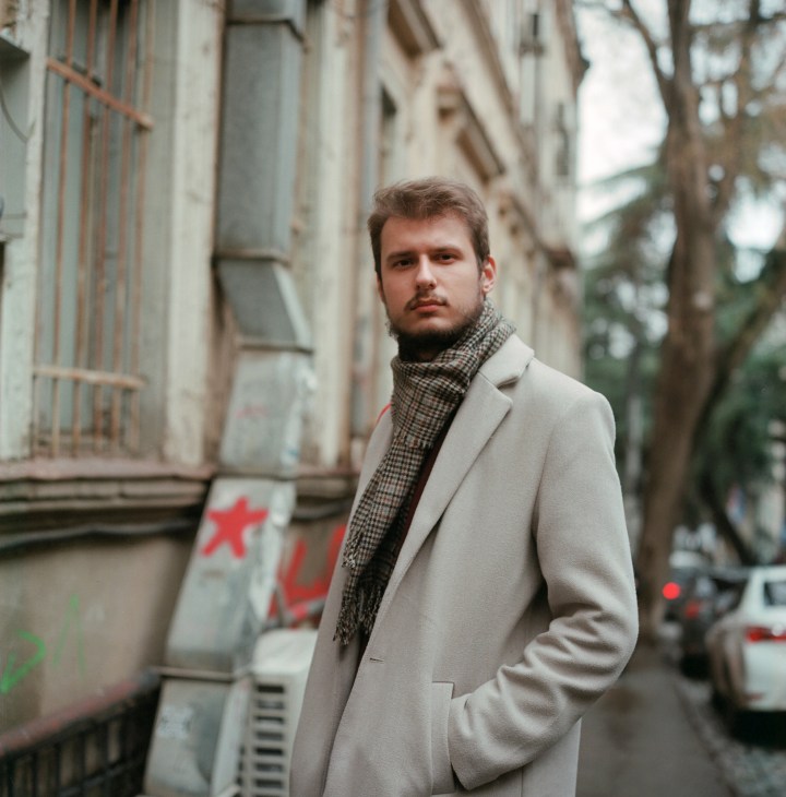 Portrait of Mikhail Pletnev, a choral student who fled from Moscow to Tbilisi