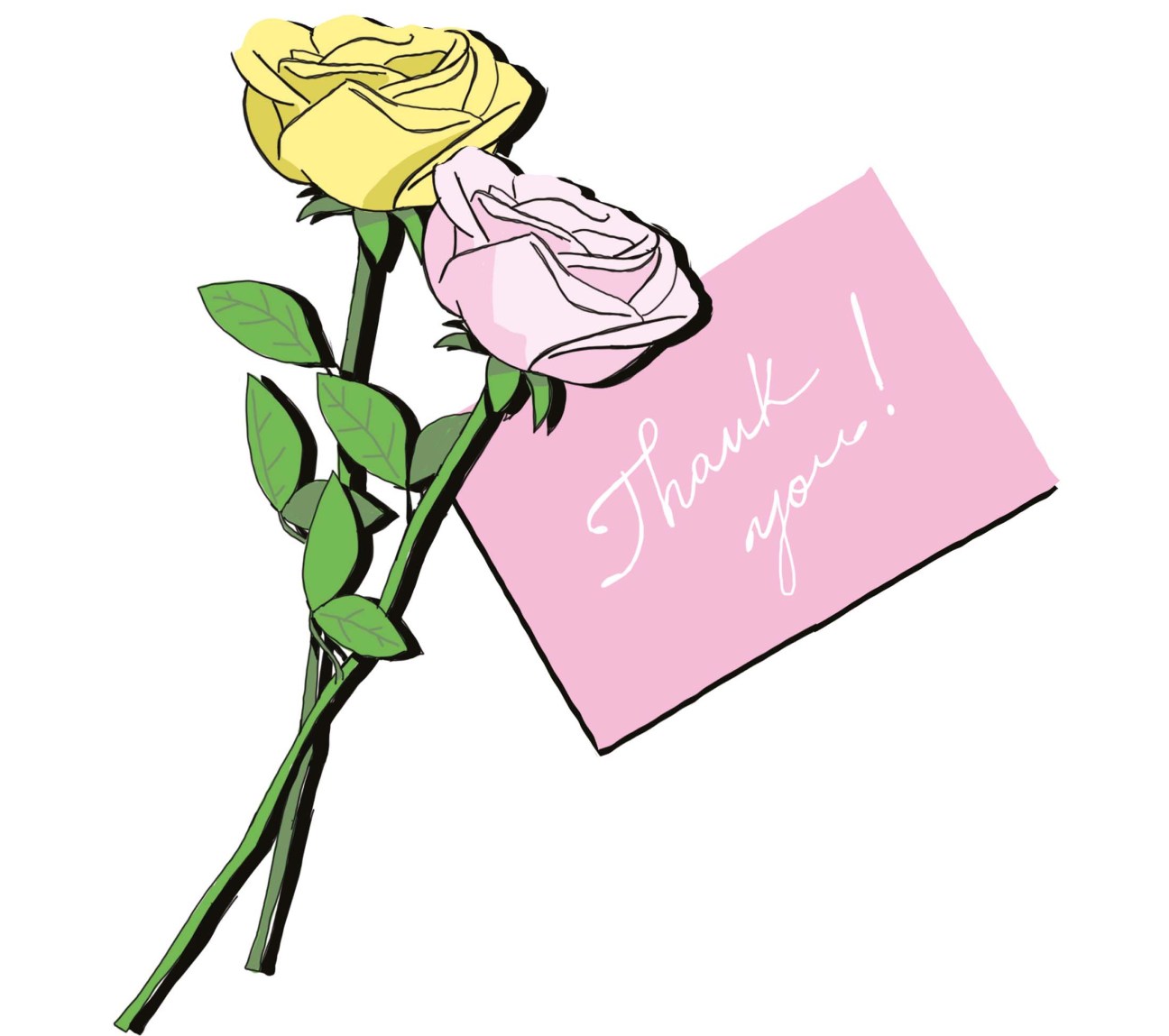 Be diplomatic, roses and a thank you note