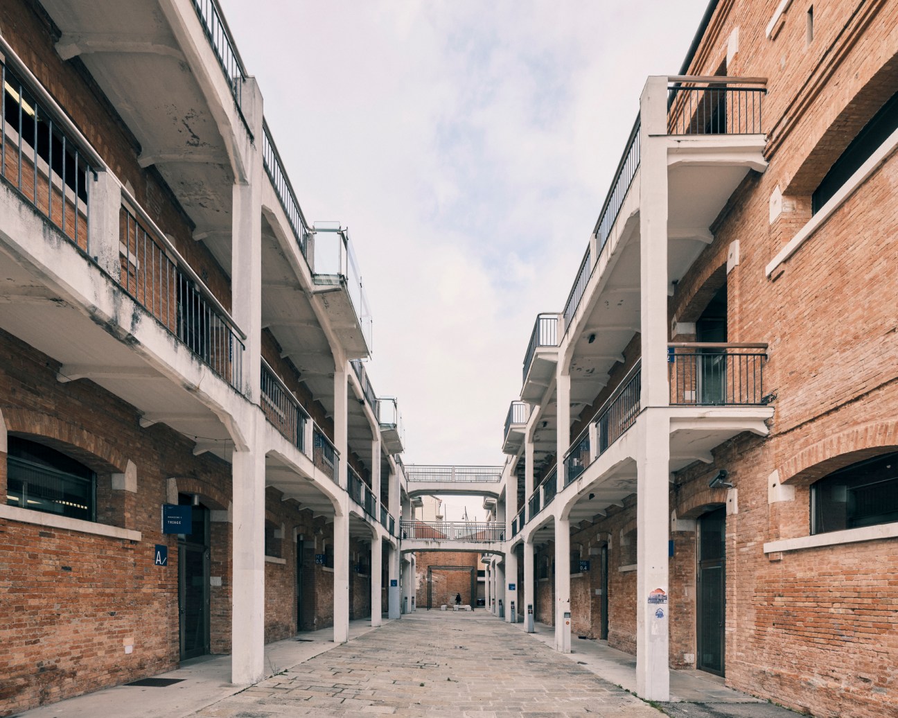 Former port warehouses have been converted into classrooms and workshops