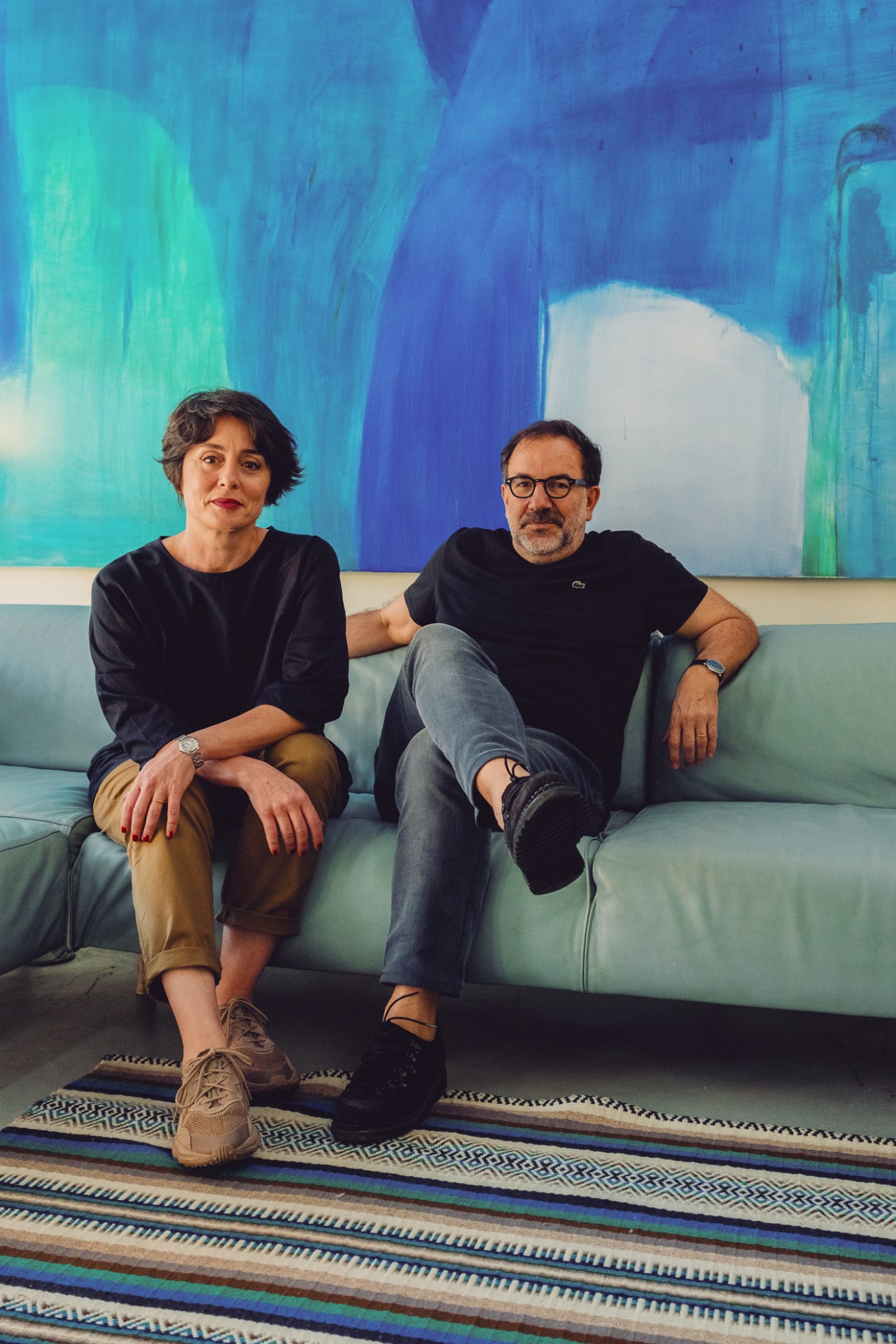 Designers Helena Sofia Silva and Eduardo Aires at home
