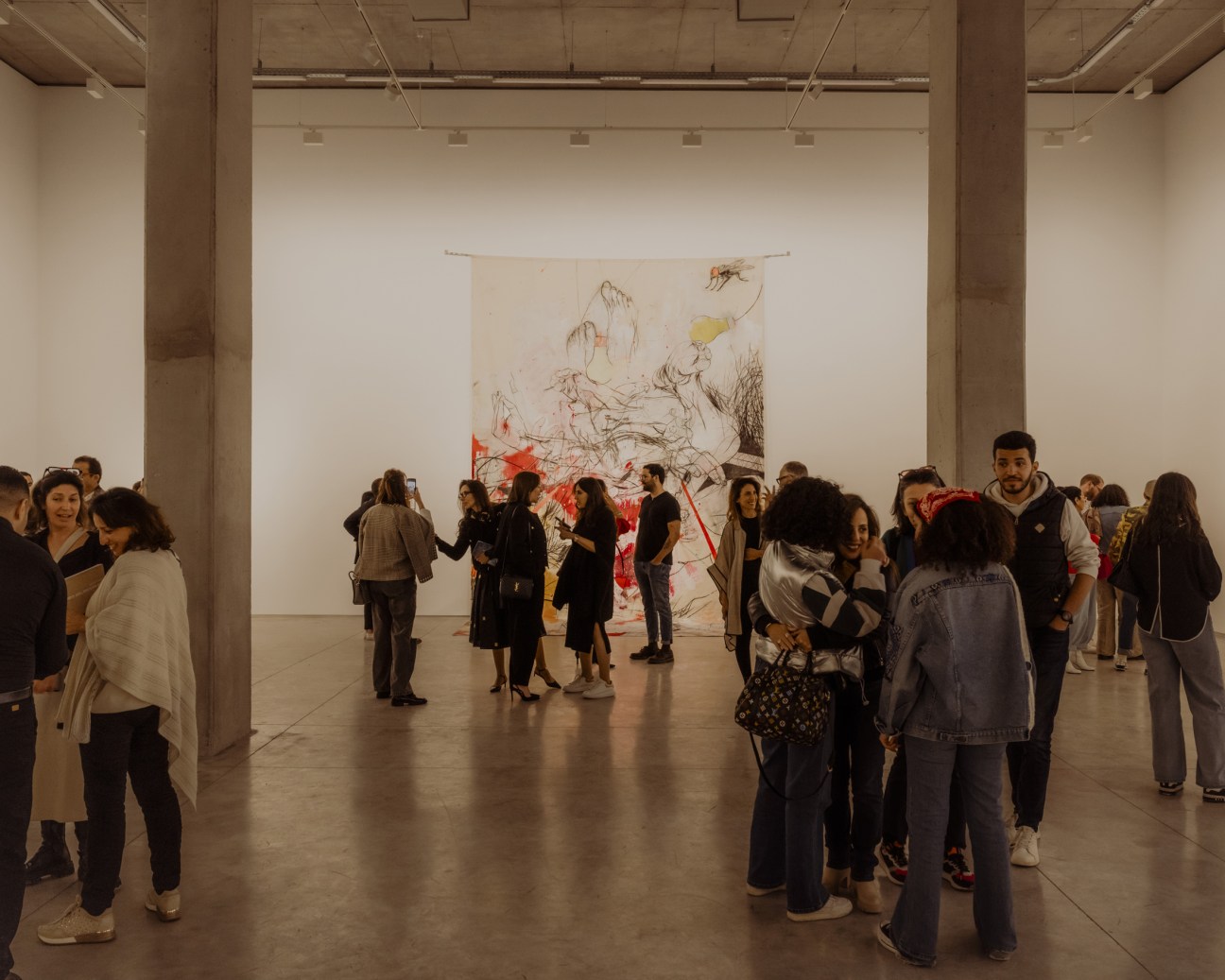 Exhibition opening at Selma Feriani’s gallery