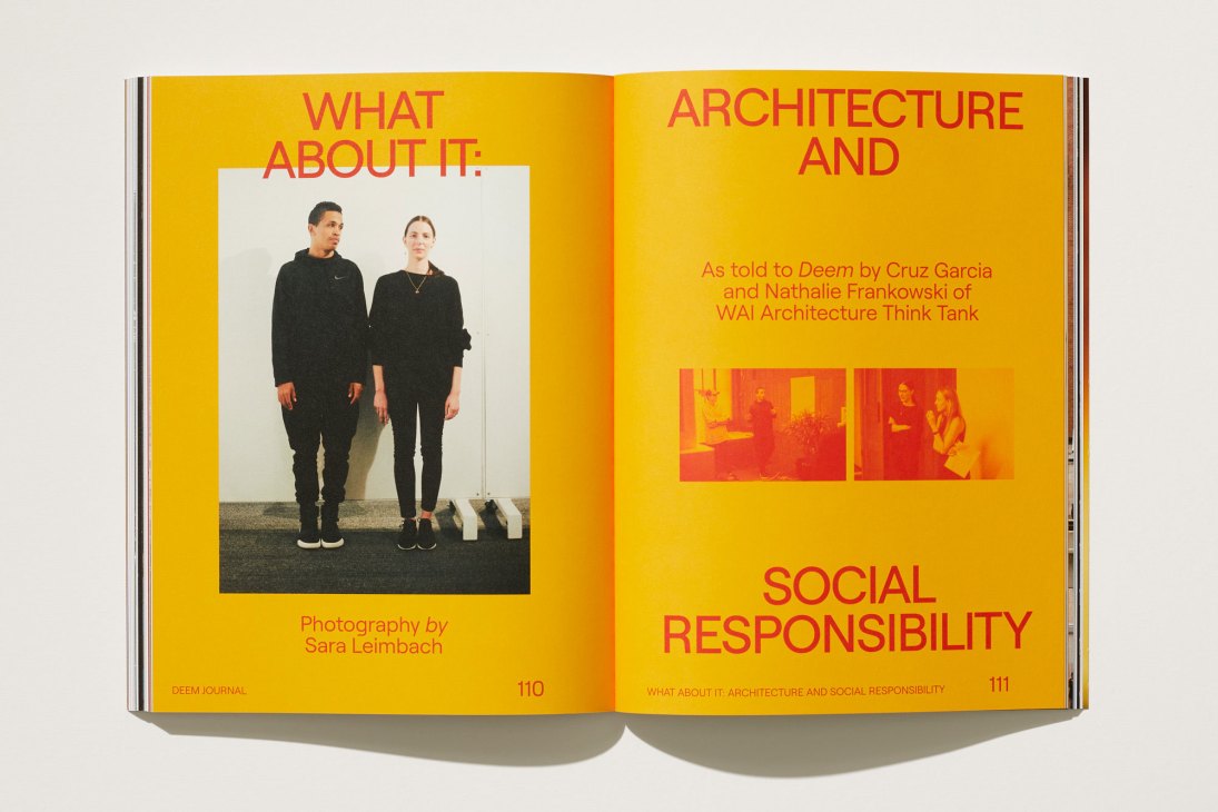 Deem Journal magazine cover featuring contemporary design