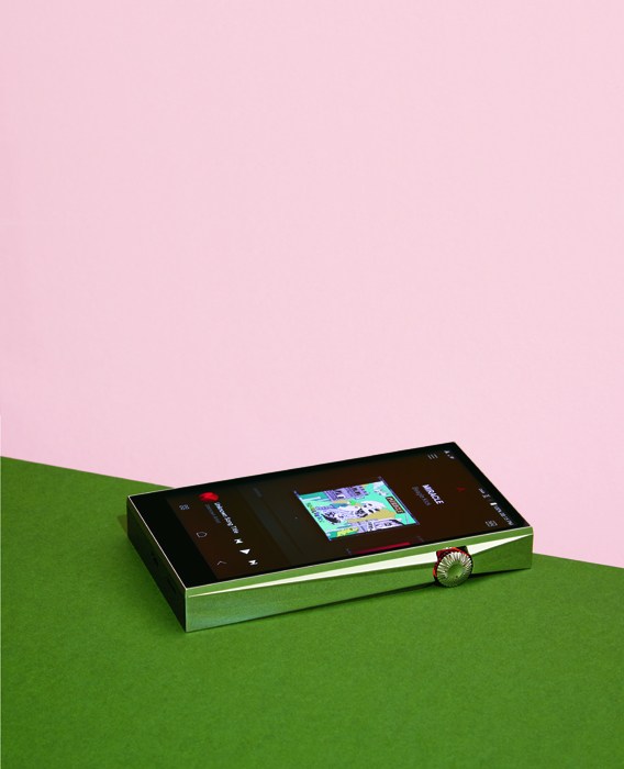 Astell & Kern A & Ultima SP3000 portable music player with stainless steel construction and crown control