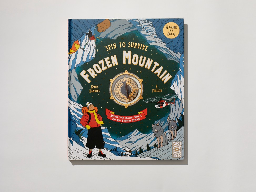 Frozen Mountain book cover by Emily Hawkins and Ruby Fresson