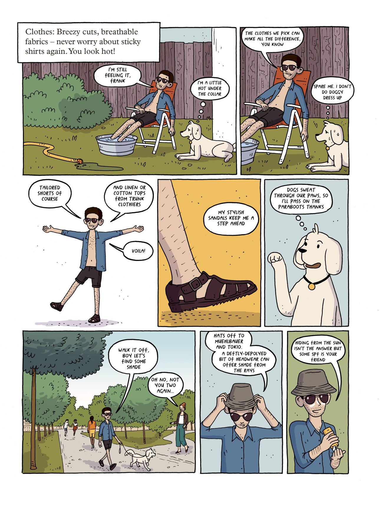 Illustration by Edo Brenes – public fountains