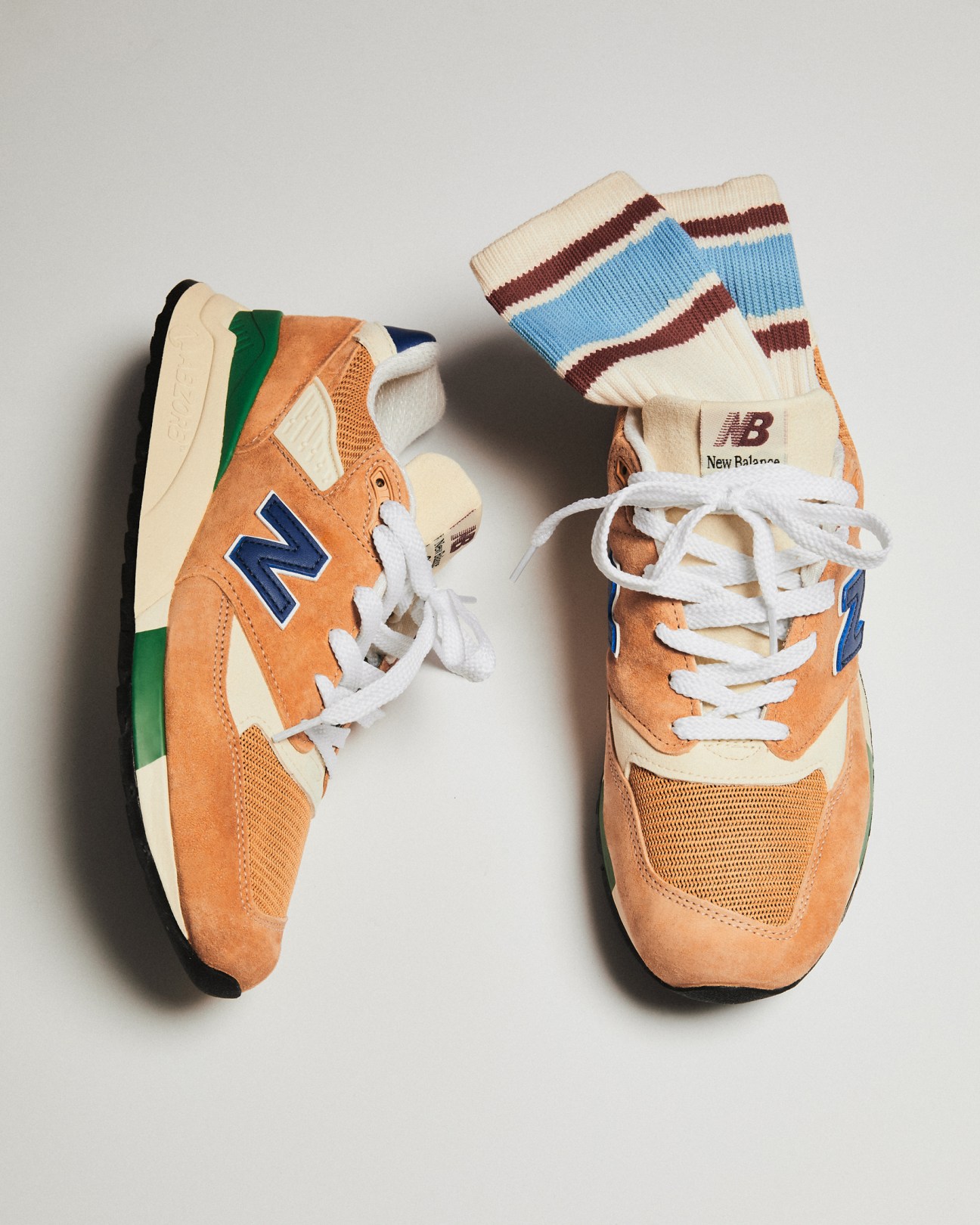 Socks by Ivy Ellis, trainers by New Balance