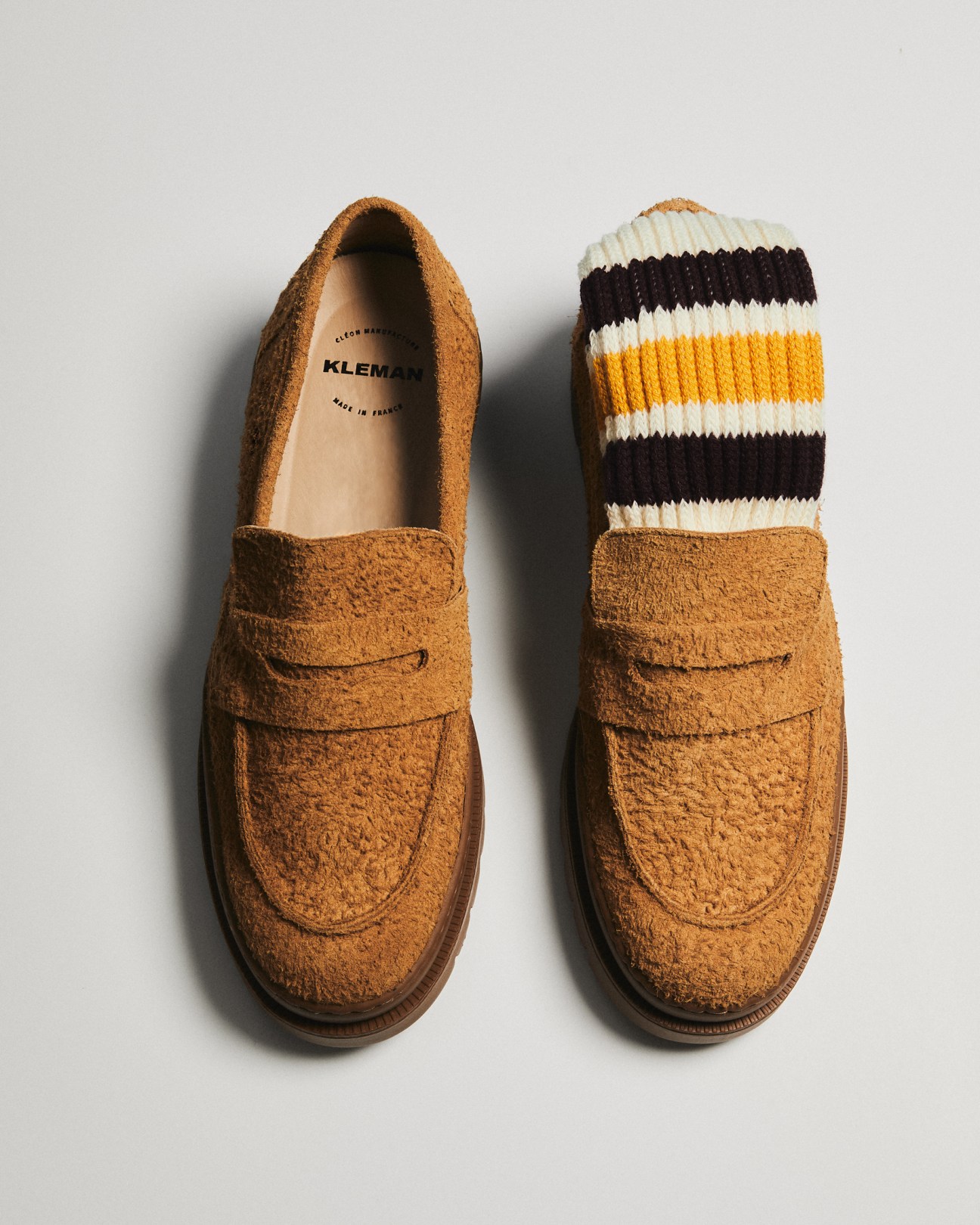Socks by Rototo, loafers by Kleman