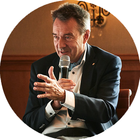 Peter Maurer, president of the International Committee of the Red Cross, speaking at The Chiefs conference.