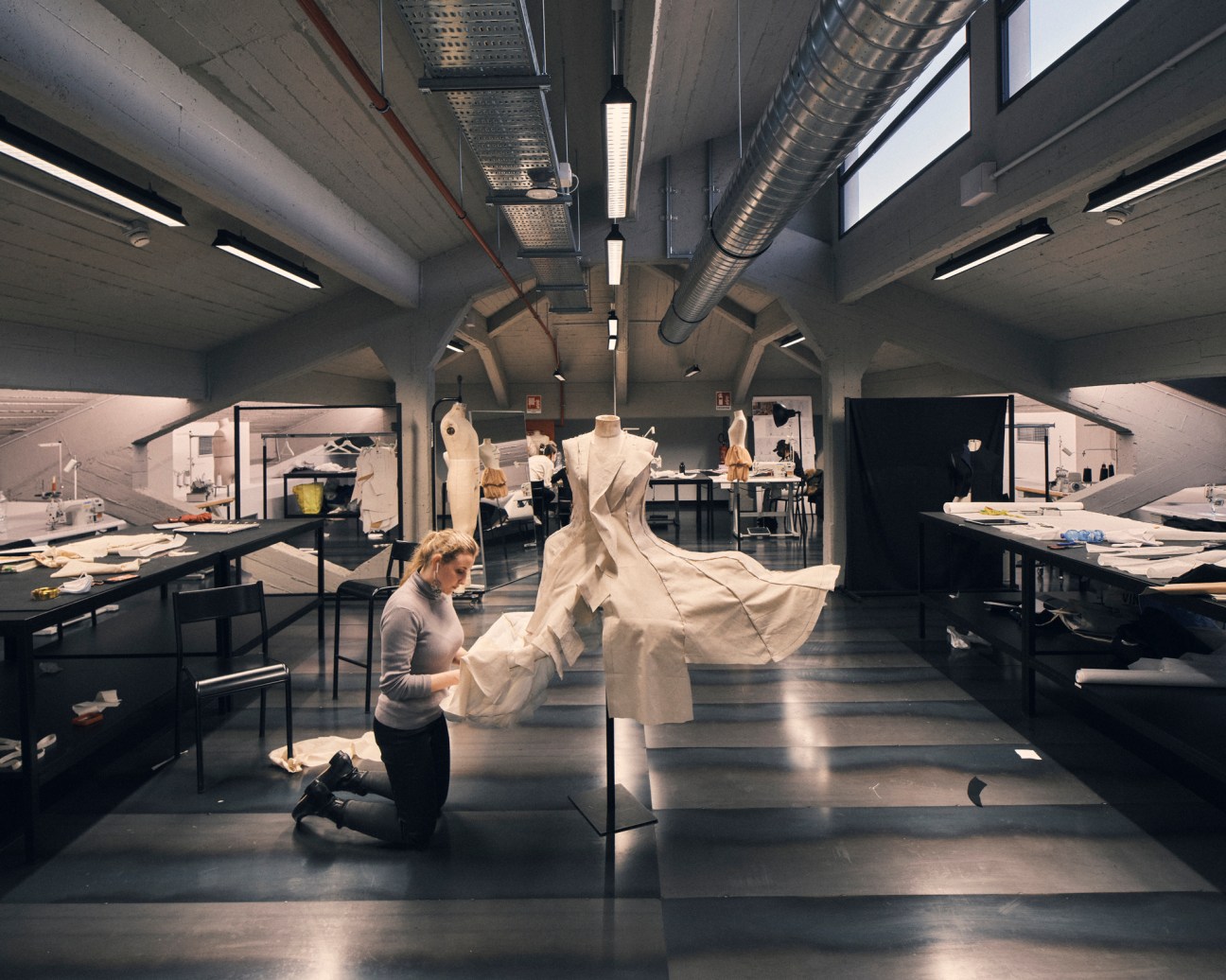 Portrait of fashion student Fiona Grassberger