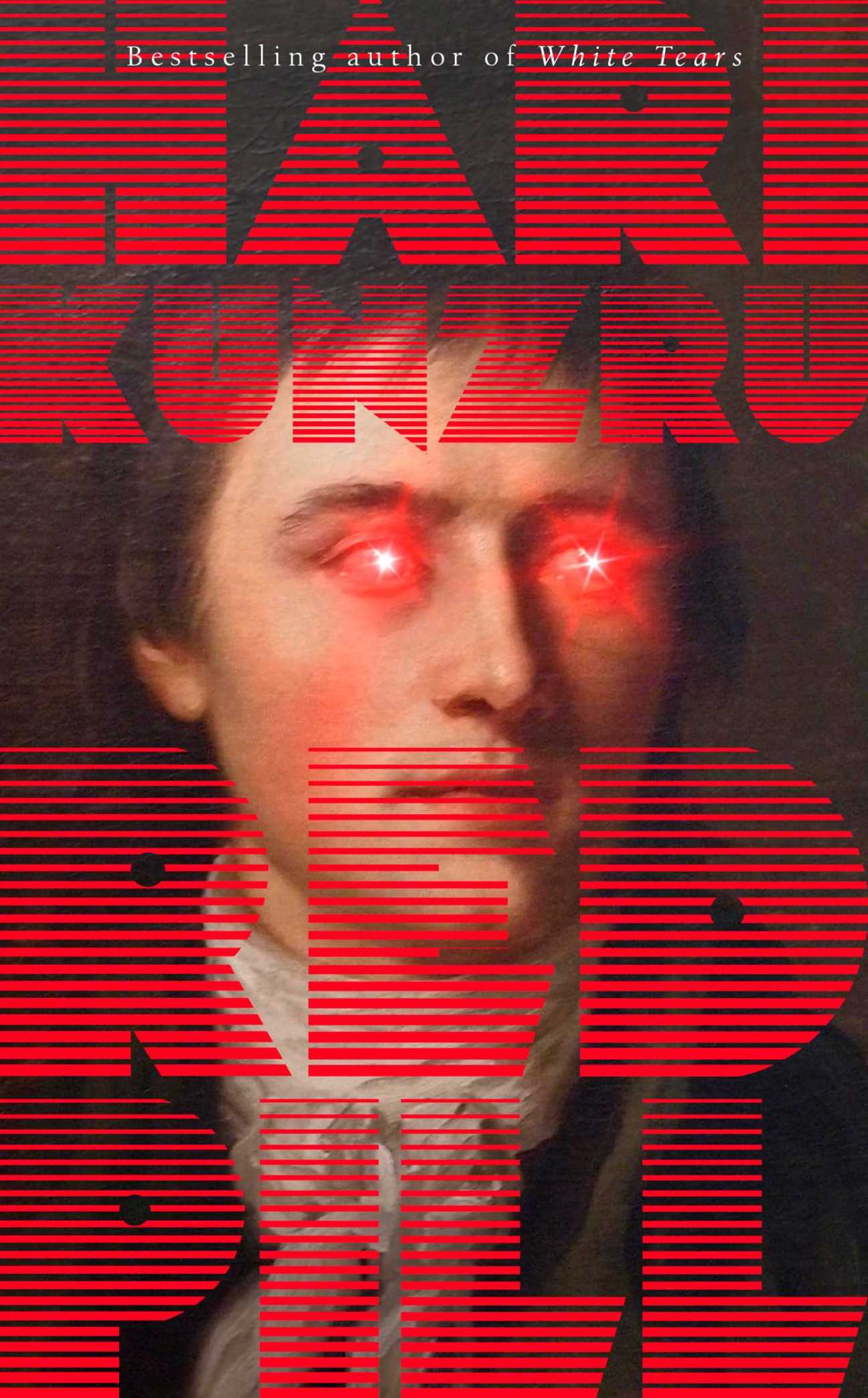 Red Pill book cover by Hari Kunzru with stark red and white design