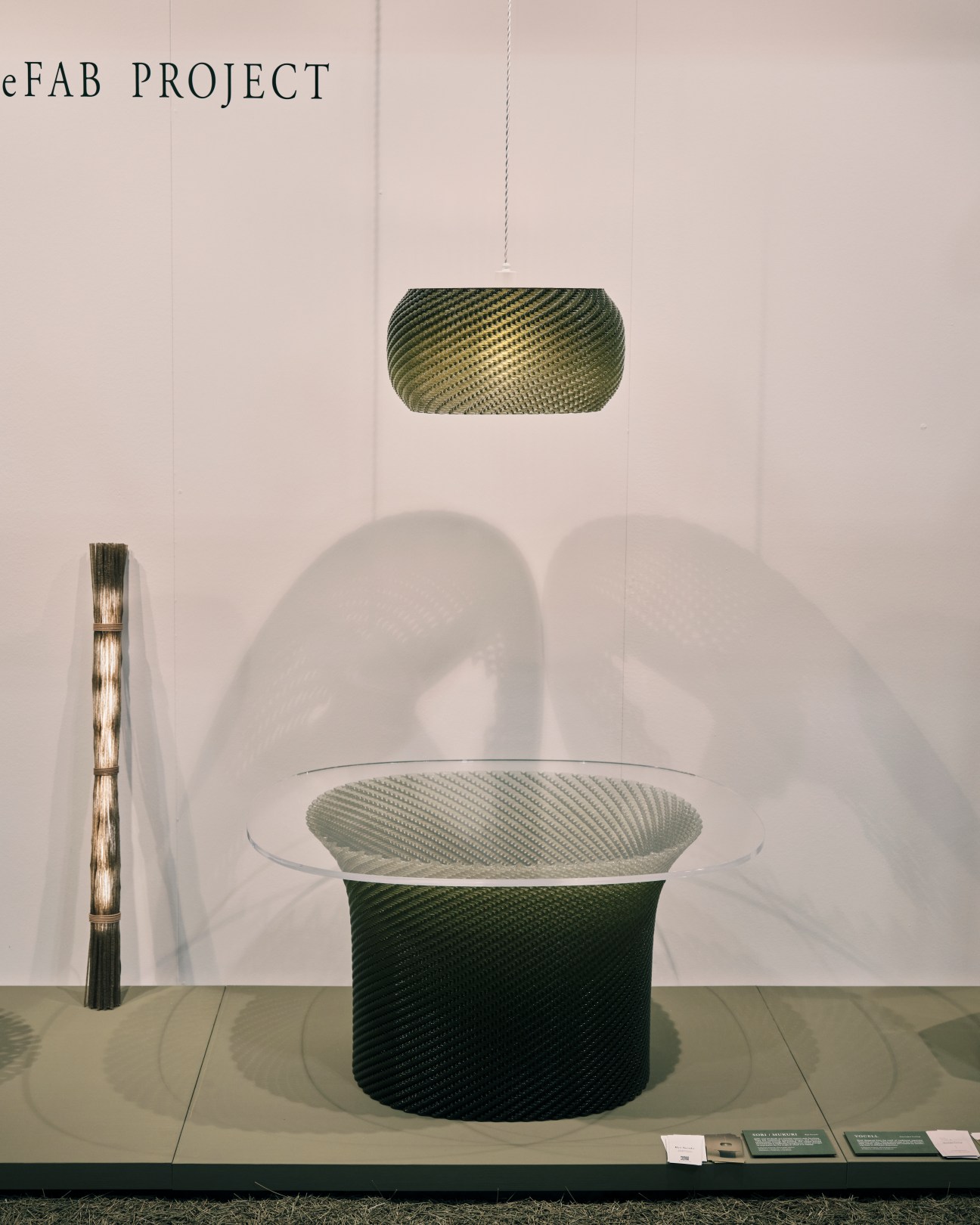Furniture pieces created using the Tatami Refab sustainable material process