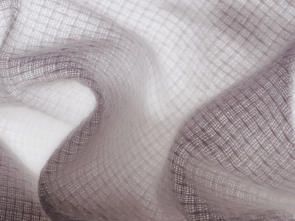 Close-up of Spinnova sustainable textile fibers in manufacturing process