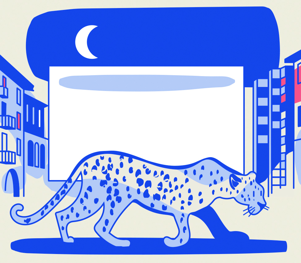 An illustration of a leopard.