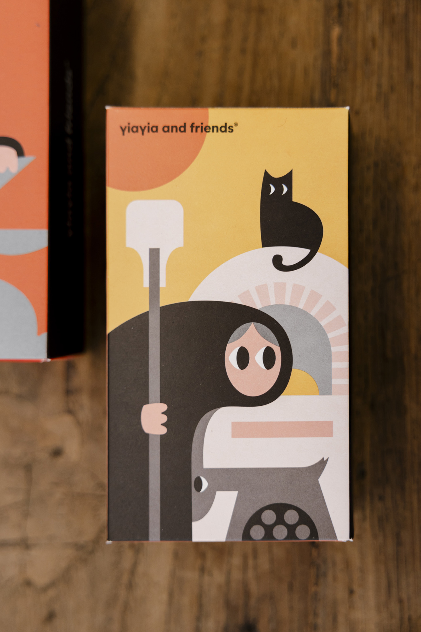 Yiayia and Friends packaging.