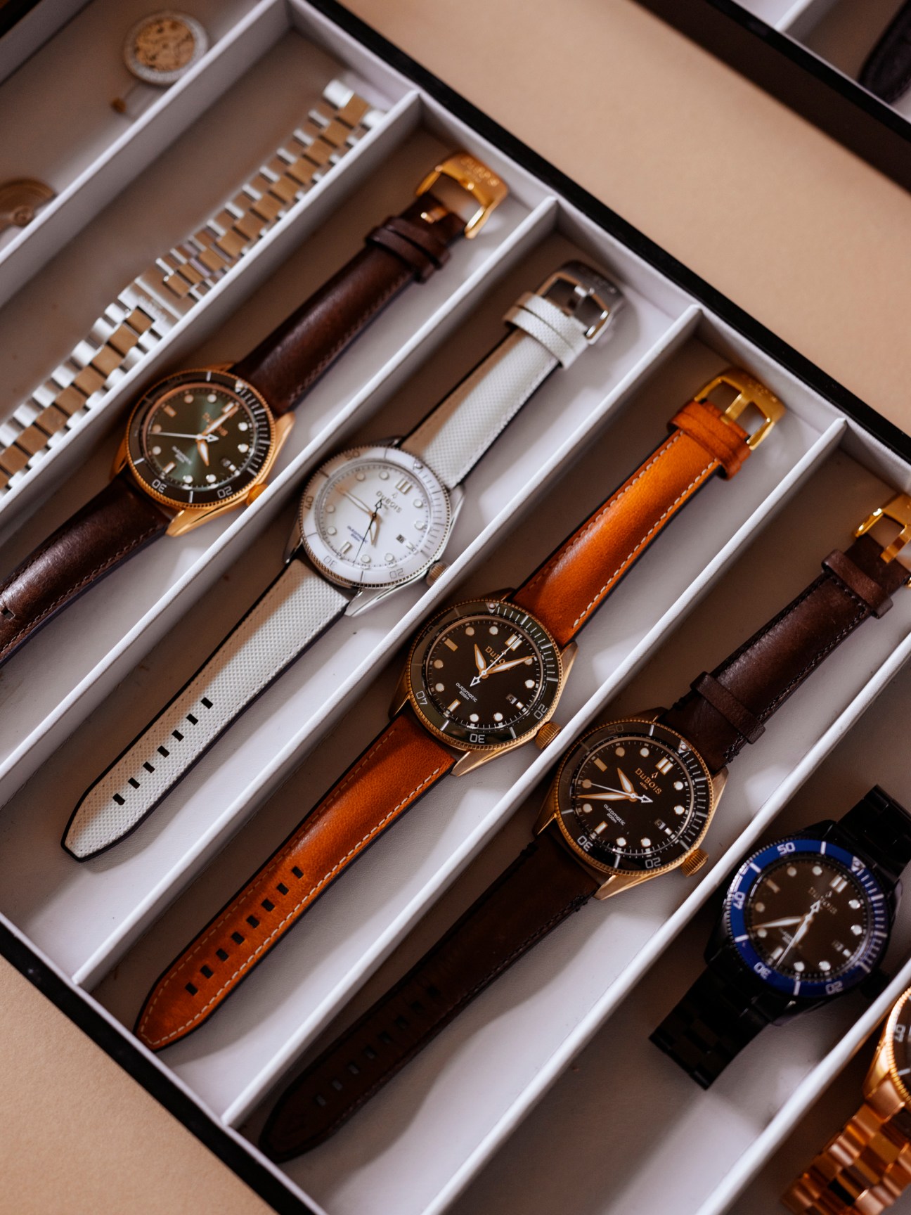 A selection of DuBois watches.