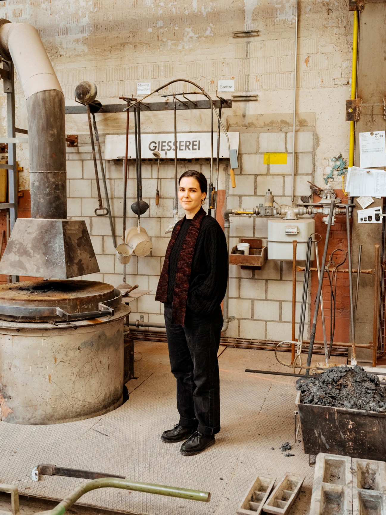 A portrait of Rahel Sarasin.
