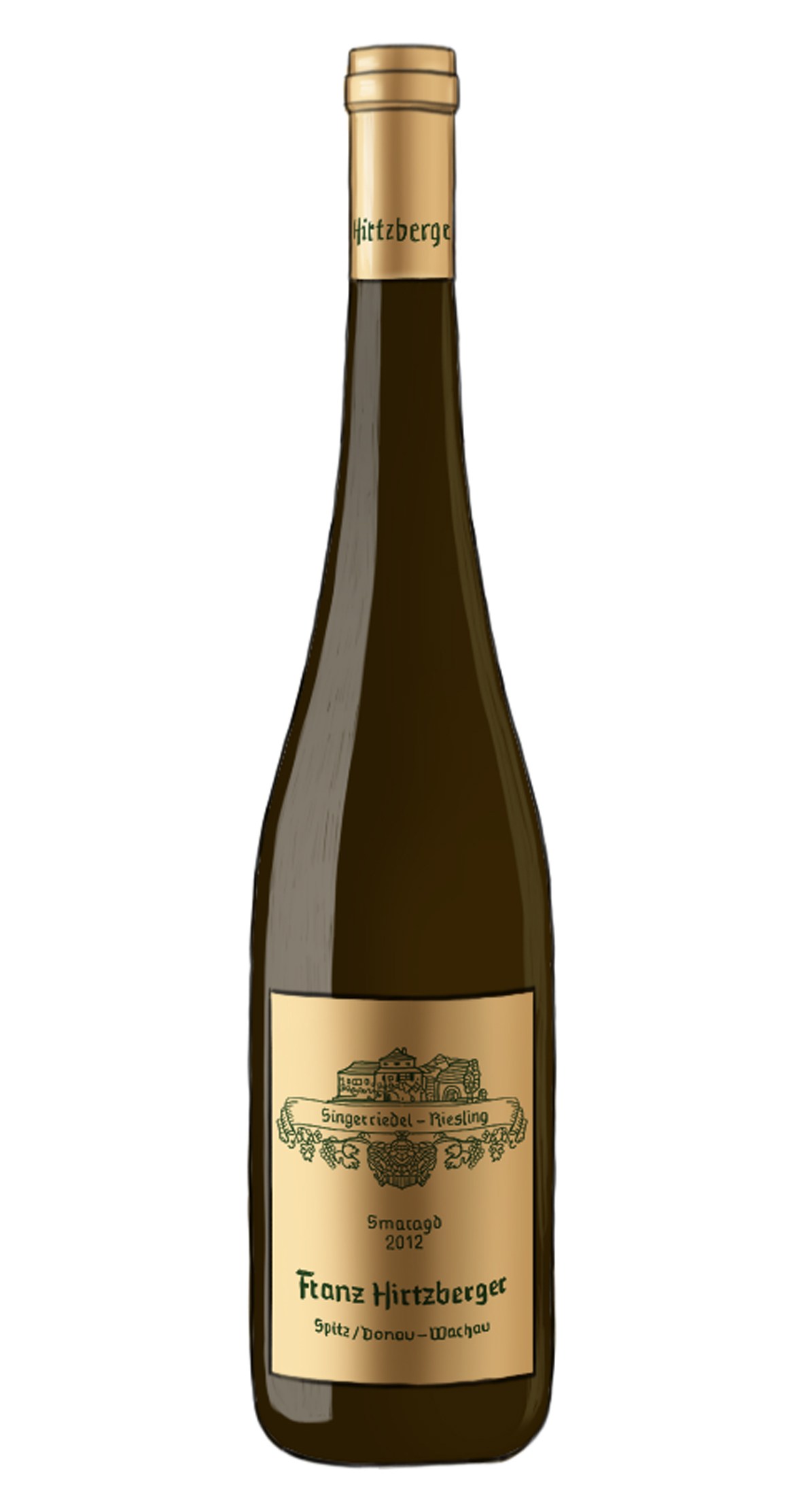 Franz Hirtzberger Spitzer Hochrain Riesling Smaragd 2012 wine bottle from Austria.