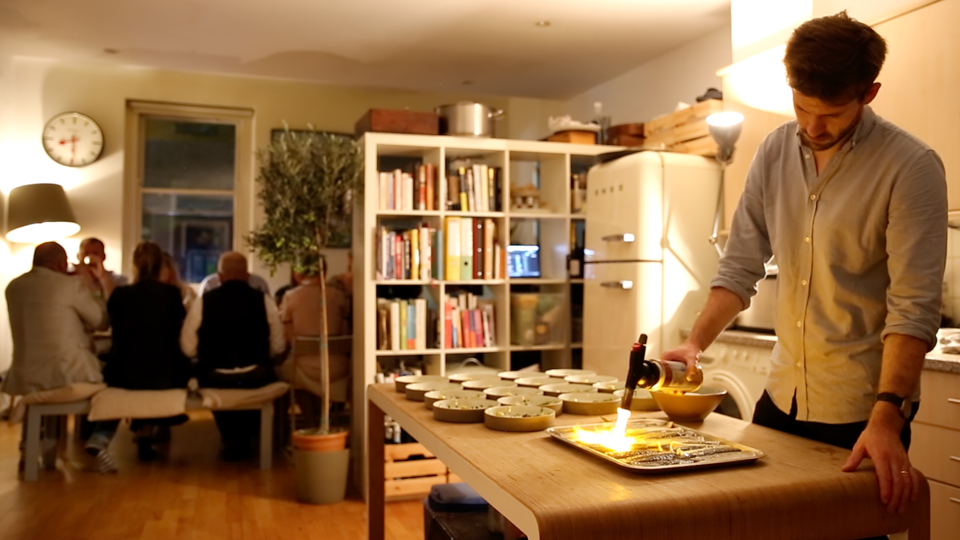 Chef cooking