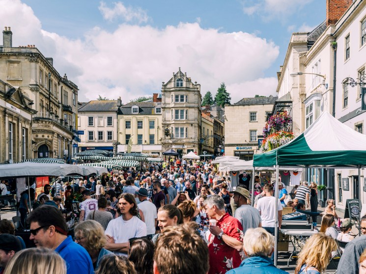 Frome busy High Street