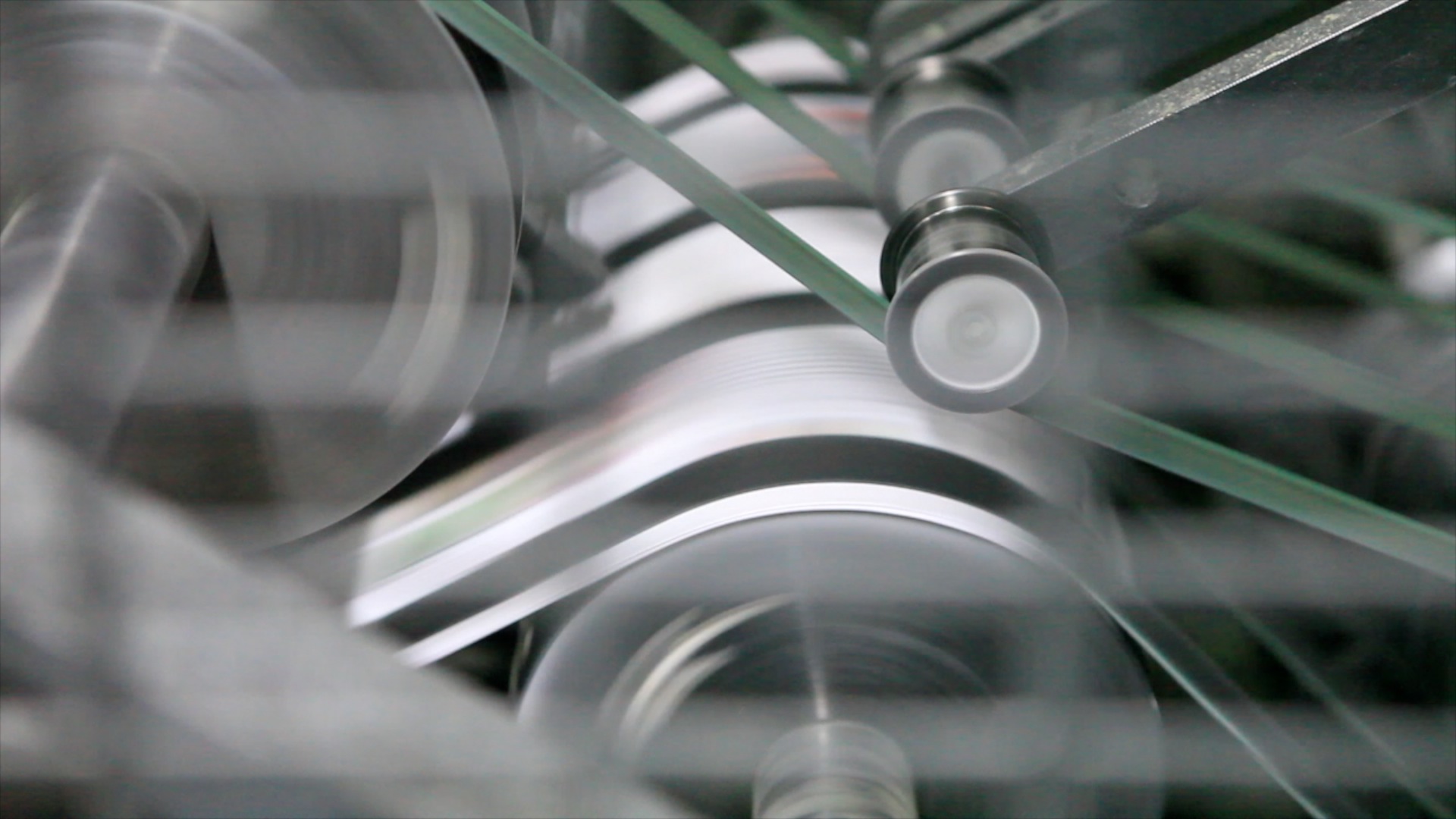 A detail of a printer.