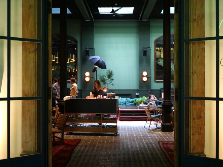 Libertine restaurant at Casa Bonay hotel in Barcelona.